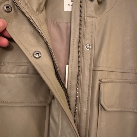 DONATED❌a•new•day, Vegan Leather, Frontier Brown Trench Coat - Picture 11 of 13